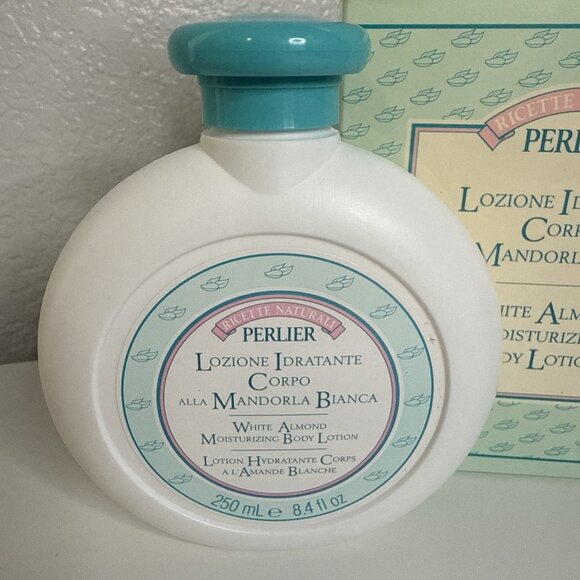 Perlier WHITE ALMOND MOISTURIZING BODY Lotion 8.5 oz NIB - Picture 2 of 2